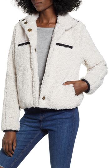 Women's Thread & Supply Soho Faux Shearling Jacket - Ivory