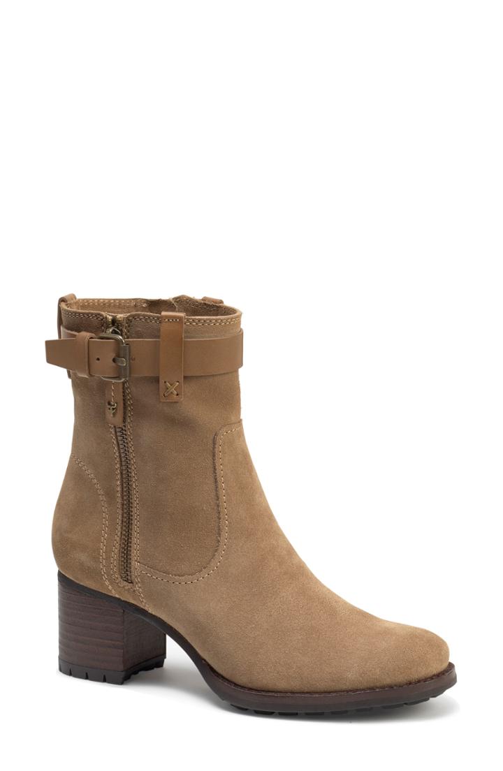 Women's Trask Madison Waterproof Bootie M - Beige