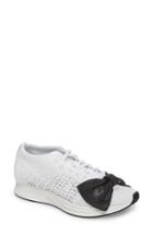 Women's Comme Des Garcons X Nike Bow Flyknit Racer Sneaker .5 M - White