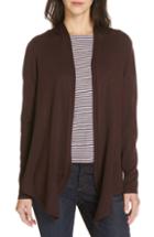 Women's Eileen Fisher Merino Wool Straight Cardigan - Purple