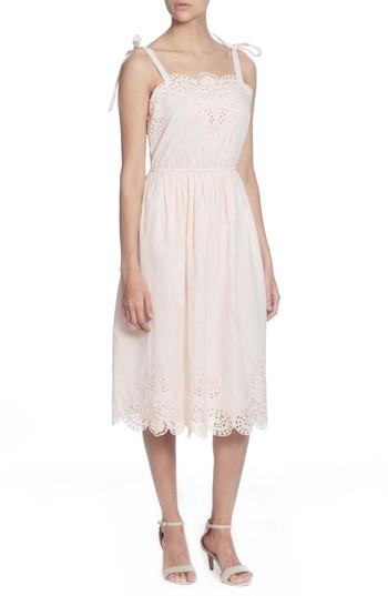Women's Catherine Catherine Malandrino Catia Eyelet Dress - Pink