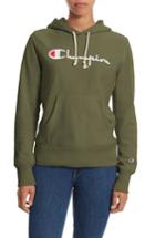 Women's Champion Reverse Weave Pullover Hoodie - Green