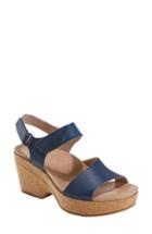 Women's Earth Kella Platform Sandal M - Blue