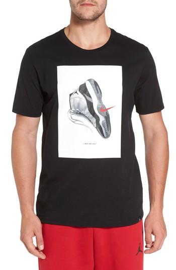 Men's Nike Jordan Sportswear Aj11 Cnxn Graphic T-shirt - Black