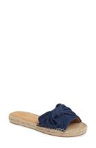 Women's Marc Fisher Ltd Valey Espadrille Slide Sandal .5 M - Blue
