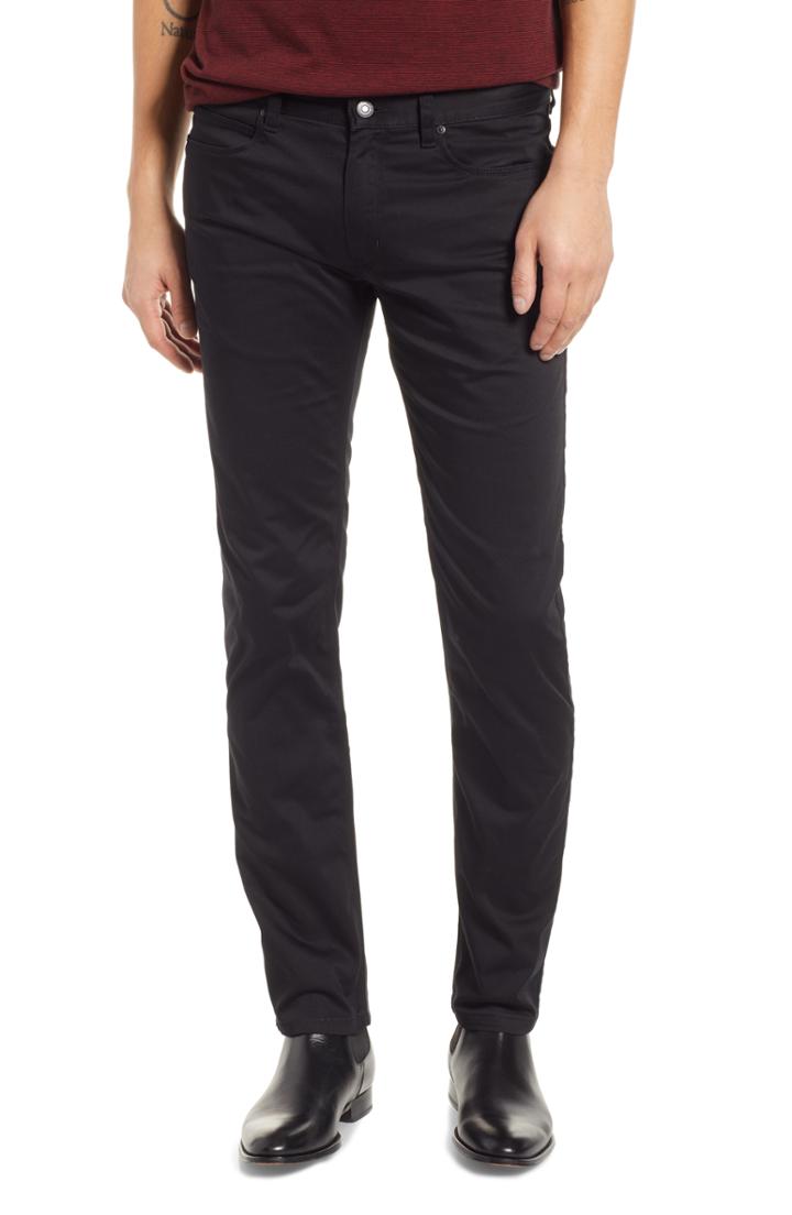 Men's Hugo 708 Stretch Slim Fit Jeans - Black