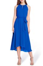 Women's Tahari Sleeveless Chiffon Midi Dress - Blue