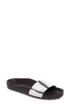 Women's Pedro Garcia Alice Slide Sandal .5us / 37.5eu - Metallic