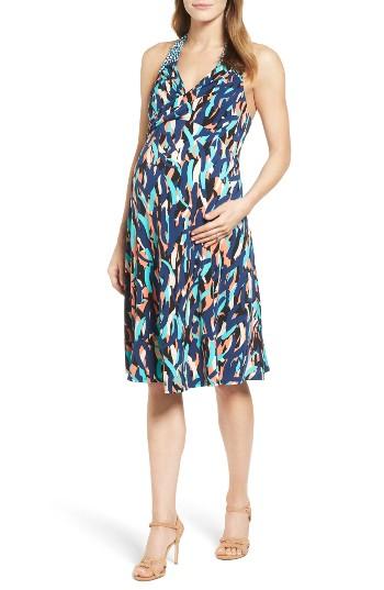 Women's Leota Vanessa Halter Maternity Dress