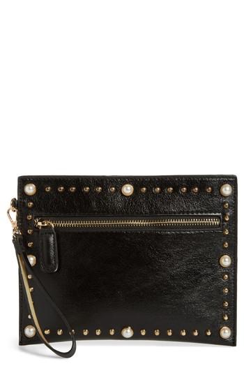 Street Level Embellished Wristlet -
