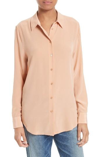 Women's Equipment Essential Silk Blouse - Coral