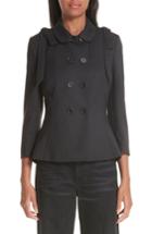 Women's Simone Rocha Fitted Suit Jacket With Shoulder Bows Us / 6 Uk - Black