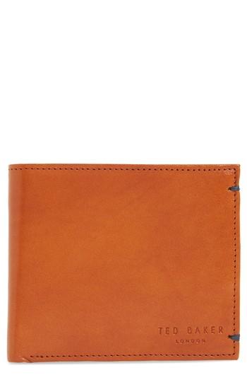 Men's Ted Baker London Vivid Leather Wallet - Red