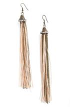 Women's Bp. Crystal Trim Tassel Earrings