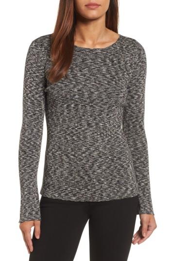 Women's Nic+zoe Mountain Rose Sweater - Grey