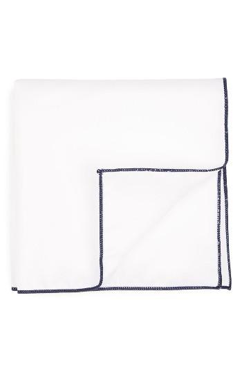 Men's Topman Bordered Pocket Square