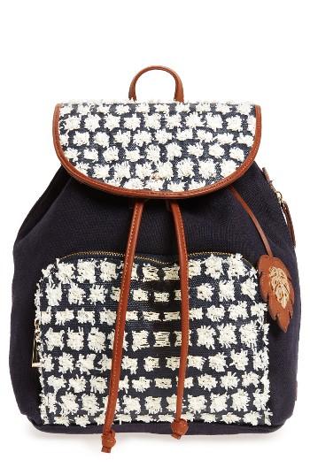 Tommy Bahama Koki Beach Straw Panel Backpack - Blue