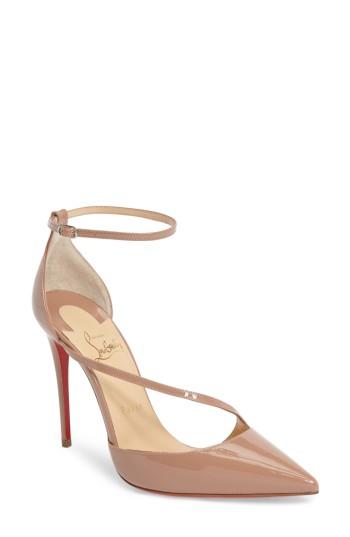 Women's Christian Louboutin Fliketta Pump Us / 40eu - Beige