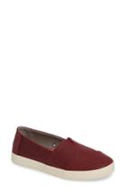 Women's Toms Avalon Slip-on .5 M - Burgundy