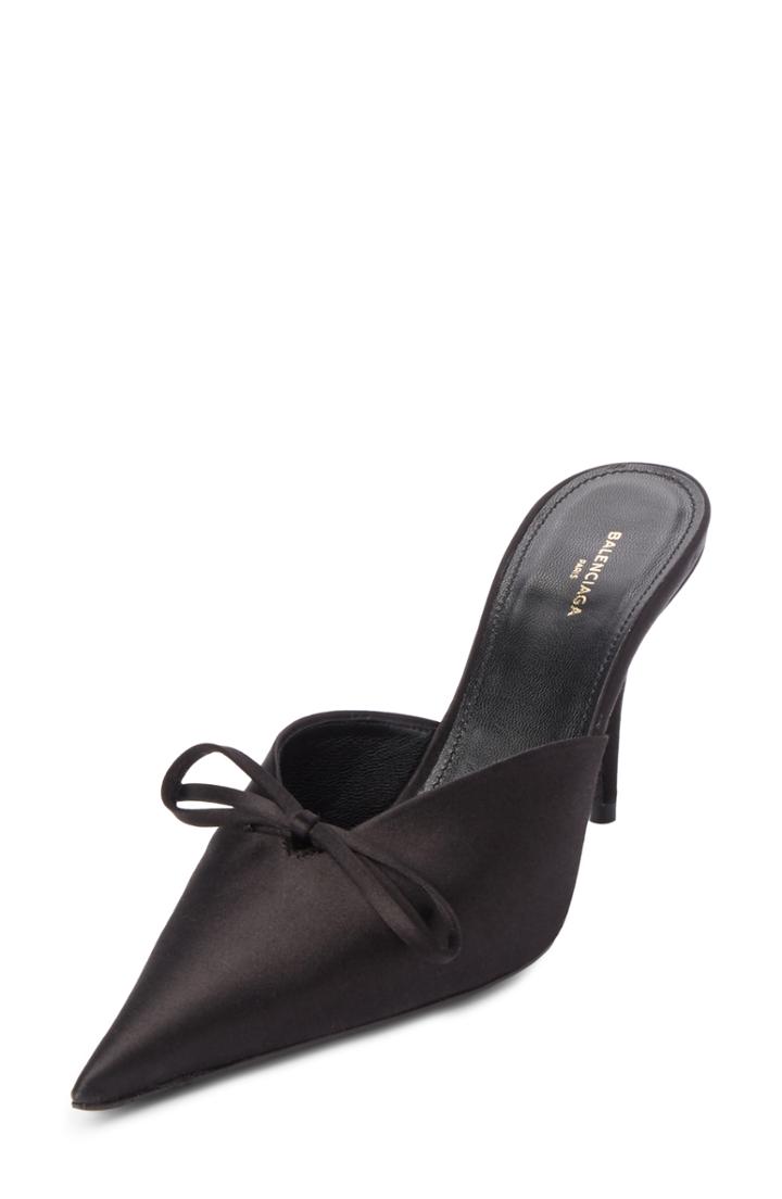 Women's Balenciaga Pointy Toe Mule Us / 38eu - Black