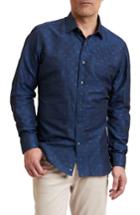 Men's Robert Graham Amusement Regular Fit Embroidered Sport Shirt - Blue