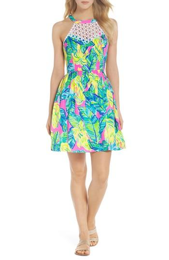 Women's Lilly Pulitzer Kinley Halter Dress - Pink