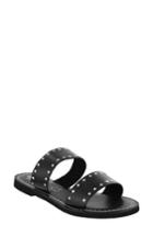 Women's Mia Sharon Studded Slide Sandal .5 M - Black