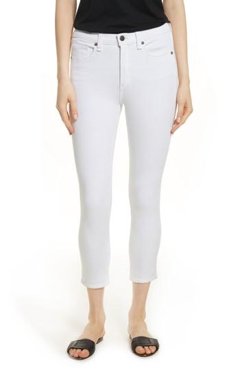 Women's Veronica Beard Kate Capri Jeans - White
