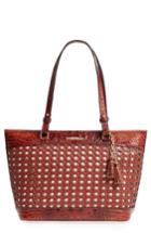 Brahmin Medium Asher Leather Tote Bag - Brown