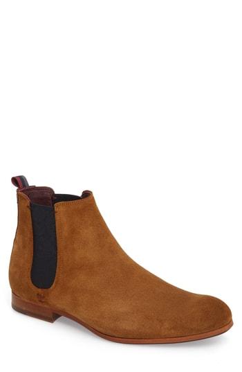 Men's Ted Baker London Saldor Mid Chelsea Boot M - Brown