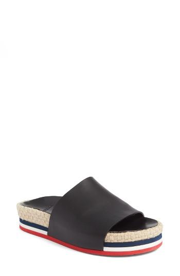 Women's Moncler Evelyne Platform Slide Eu - Black