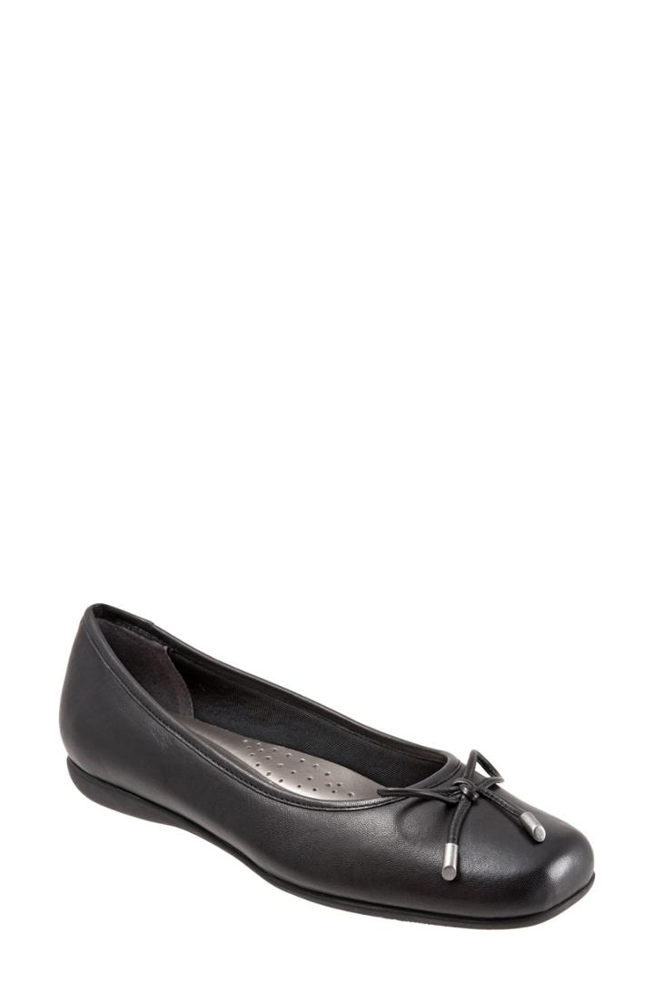 Women's Trotters 'sante' Flat S - Black