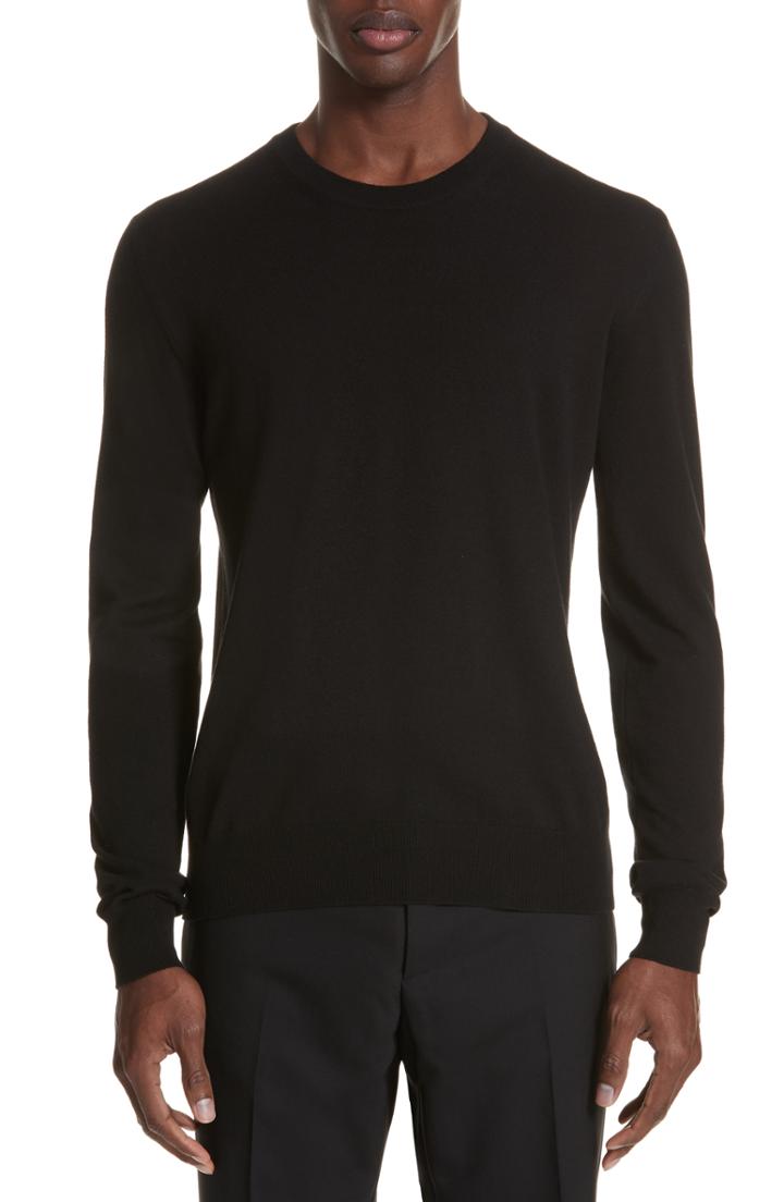 Men's Maison Margiela Elbow Patch Sweater - Black