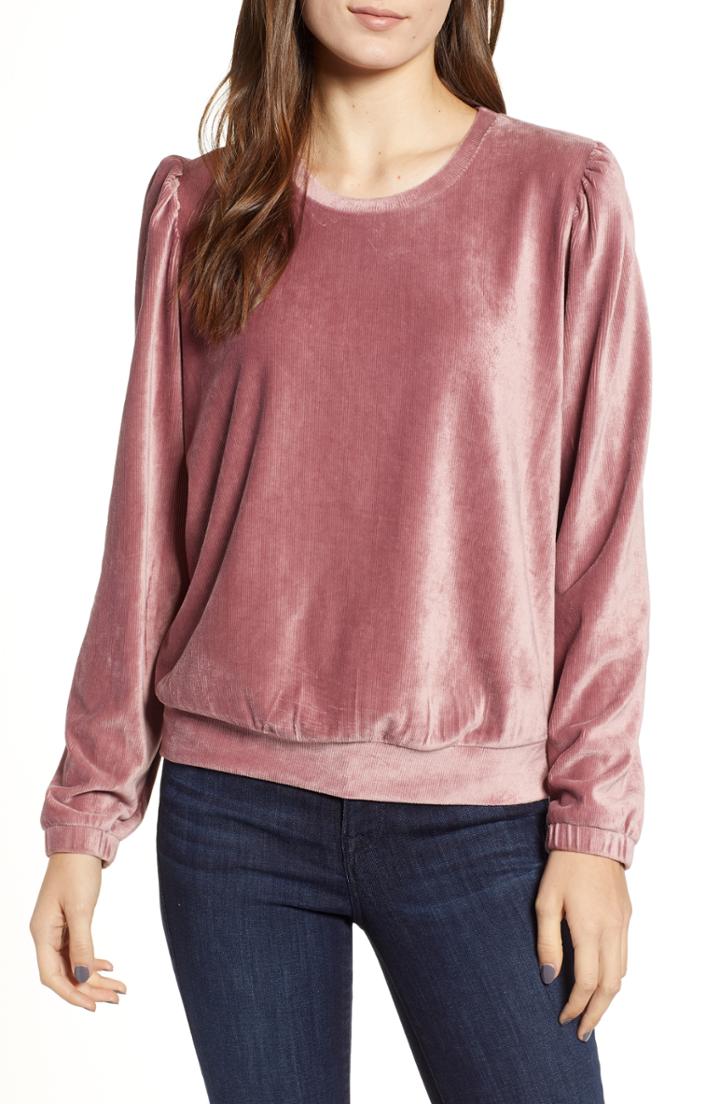 Women's J.crew Side Slit Supersoft Turtleneck Sweater X - Pink