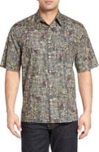 Men's Tori Richard Geoglyphic Print Camp Shirt