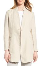 Women's Eileen Fisher Organic Linen Jacket, Size - White