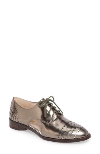 Women's Louise Et Cie Felta Cutout Oxford .5 M - Metallic