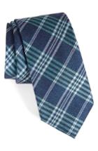 Men's Calibrate School Plaid Silk & Cotton Tie