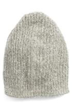 Women's Halogen Ribbed Beanie - Grey