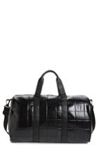 Nyc Underground Puffer Duffel Bag - Black