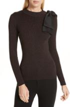 Women's Vince Camuto Long Sleeve Foiled Ombre Sweater