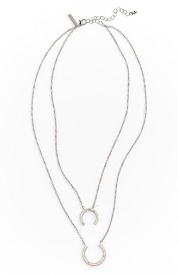 Women's Topshop Layered Pendant Necklace