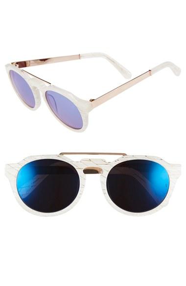 Women's Sunday Somewhere 'heeyeh' 51mm Angular Sunglasses - Mother Of Pearl