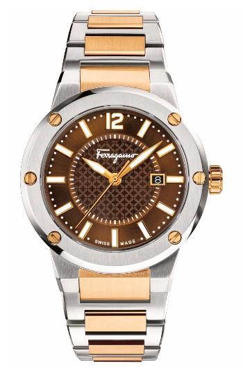 Men's Salvatore Ferragamo F80 Bracelet Watch, 44mm