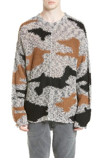 Men's Drifter Contenential Mixed Sweater - Blue