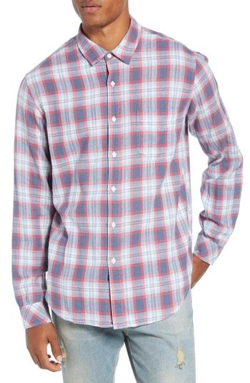 Men's Rails Wyatt Fit Woven Shirt, Size Small - Blue