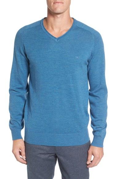 Men's Rodd & Gunn 'burwood Bay' Wool V-neck Sweater
