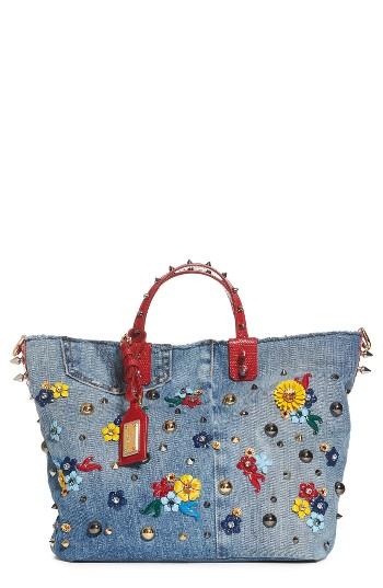 Dolce & Gabbana Small Embellished Denim Tote -