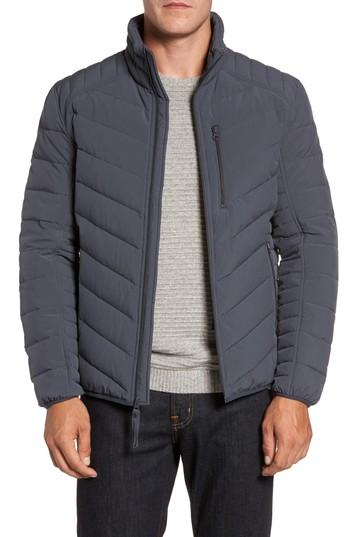Men's Marc New York Stretch Packable Down Jacket, Size - Grey