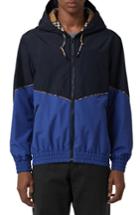 Men's Burberry Elsworth Hooded Zip Jacket - Blue
